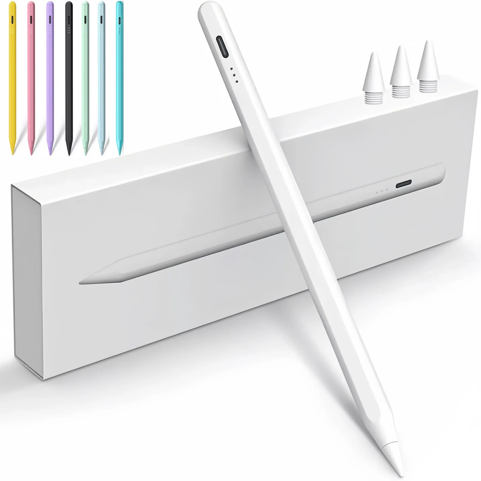 Stylus Pen for iPad 2018-2025, Apple Pencil for iPad 11th A16/10/9/8/7/6 Gen US