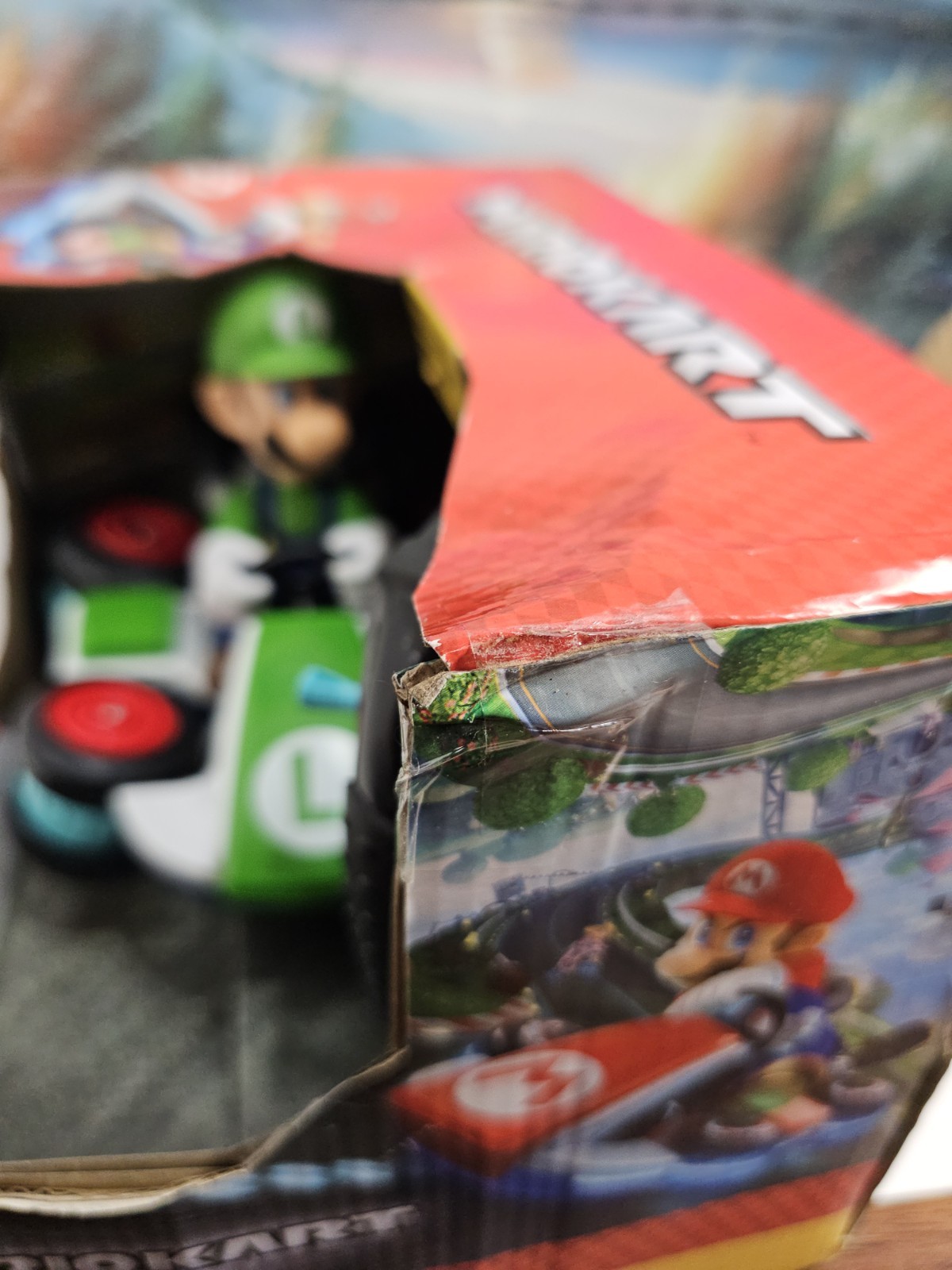 JAKKS Pacific Mario Kart Luigi Anti-Gravity RC Car Super Mario Bros Toy
