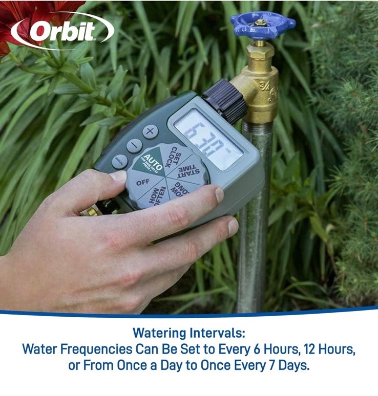 C-3. Orbit 62061Z 1-Outlet Programmable Hose Faucet Timer