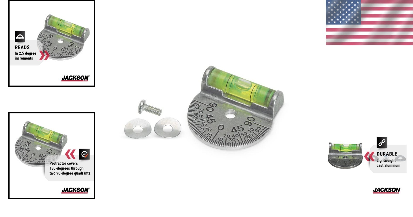 Lightweight Magnetic Protractor - 180-Degree Adjustable for Accurate Welding