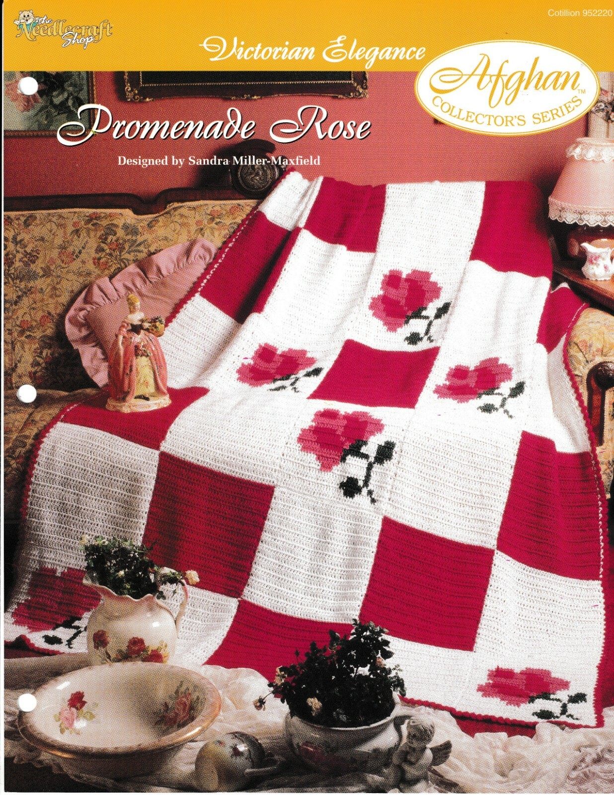 Promenade Rose- Victorian Elegance | Needlecraft Shop Afghan Series 952220