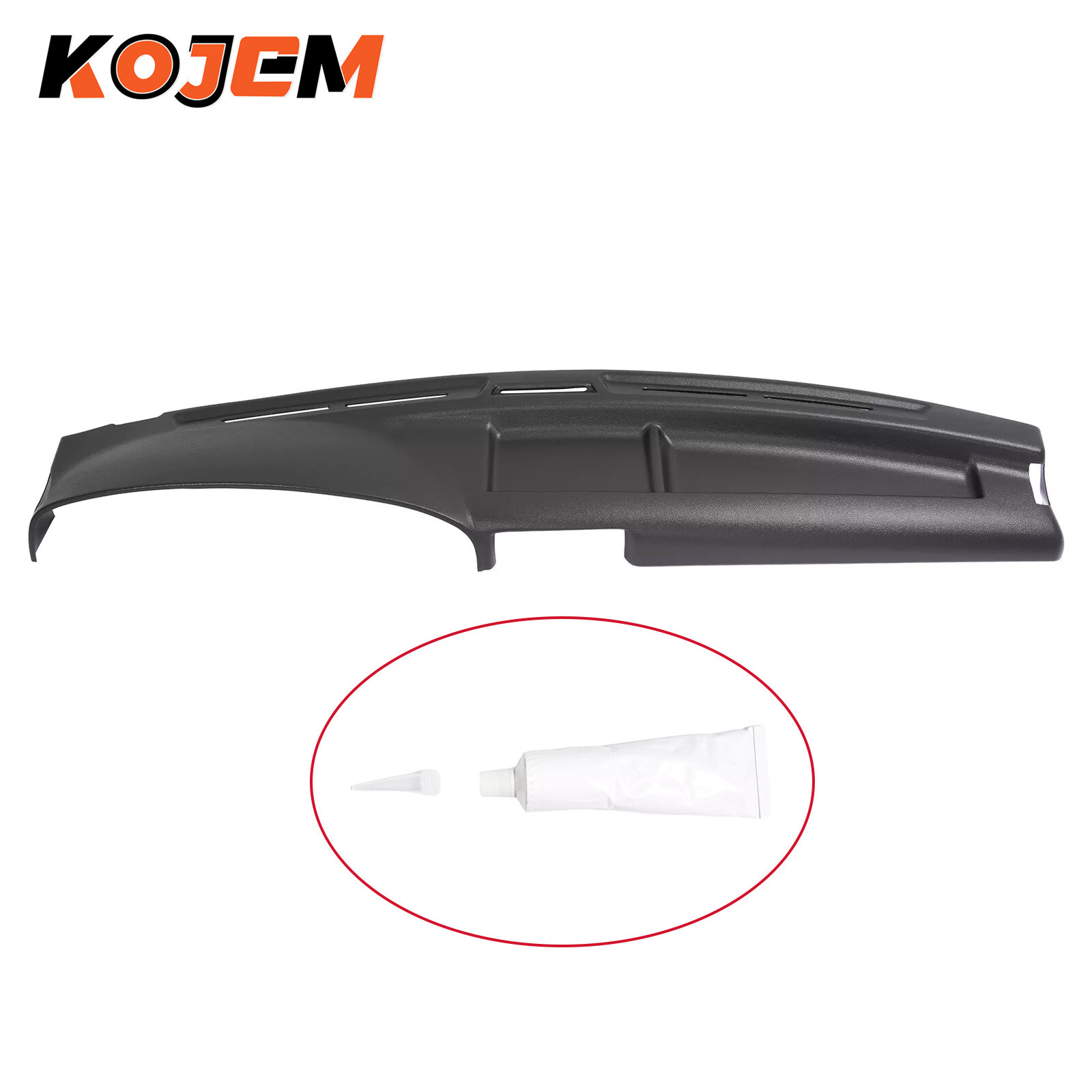 Black Dash Board Cover Fits For Ford F-150 F-250 F-350 Bronco 1992-1997