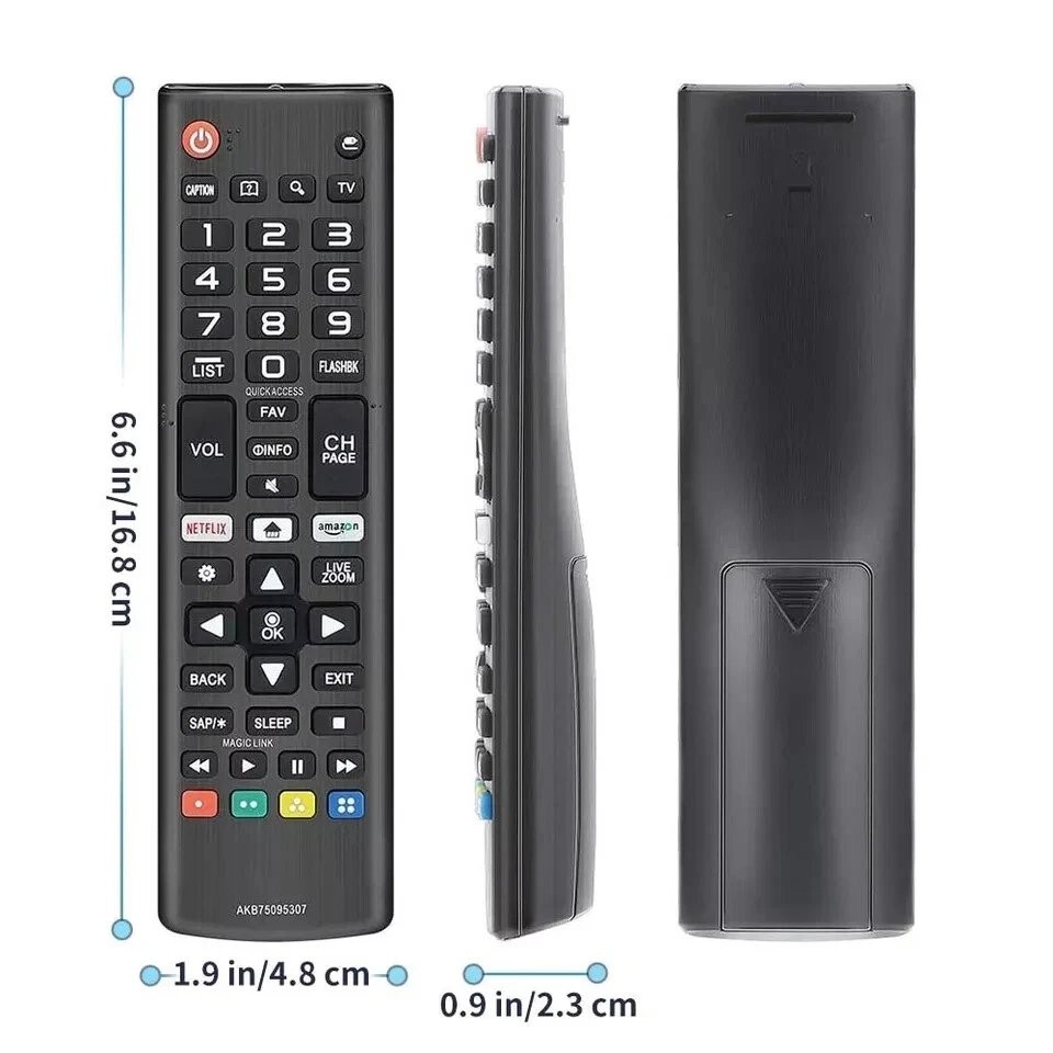 2X New Replacement TV Remote AKB75095307 For LG All Model LCD LED OLED Smart TV