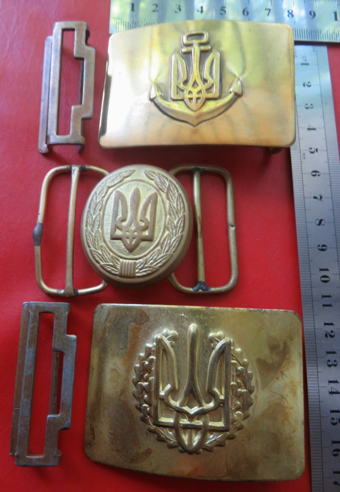 ZSU Armed Forces of Ukraine - a set of belt buckles for military personnel