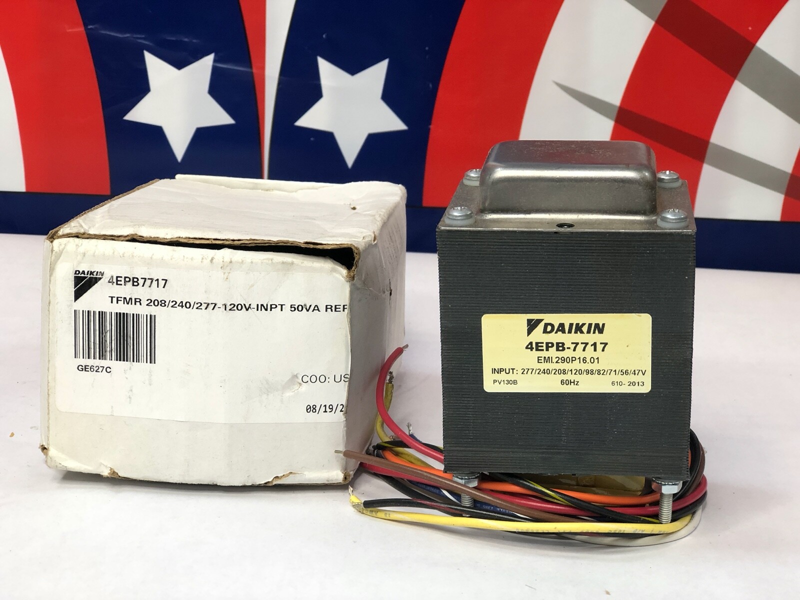 Daikin McQuay Transformer 208-240/ 277120V 50Va 4EPB7717