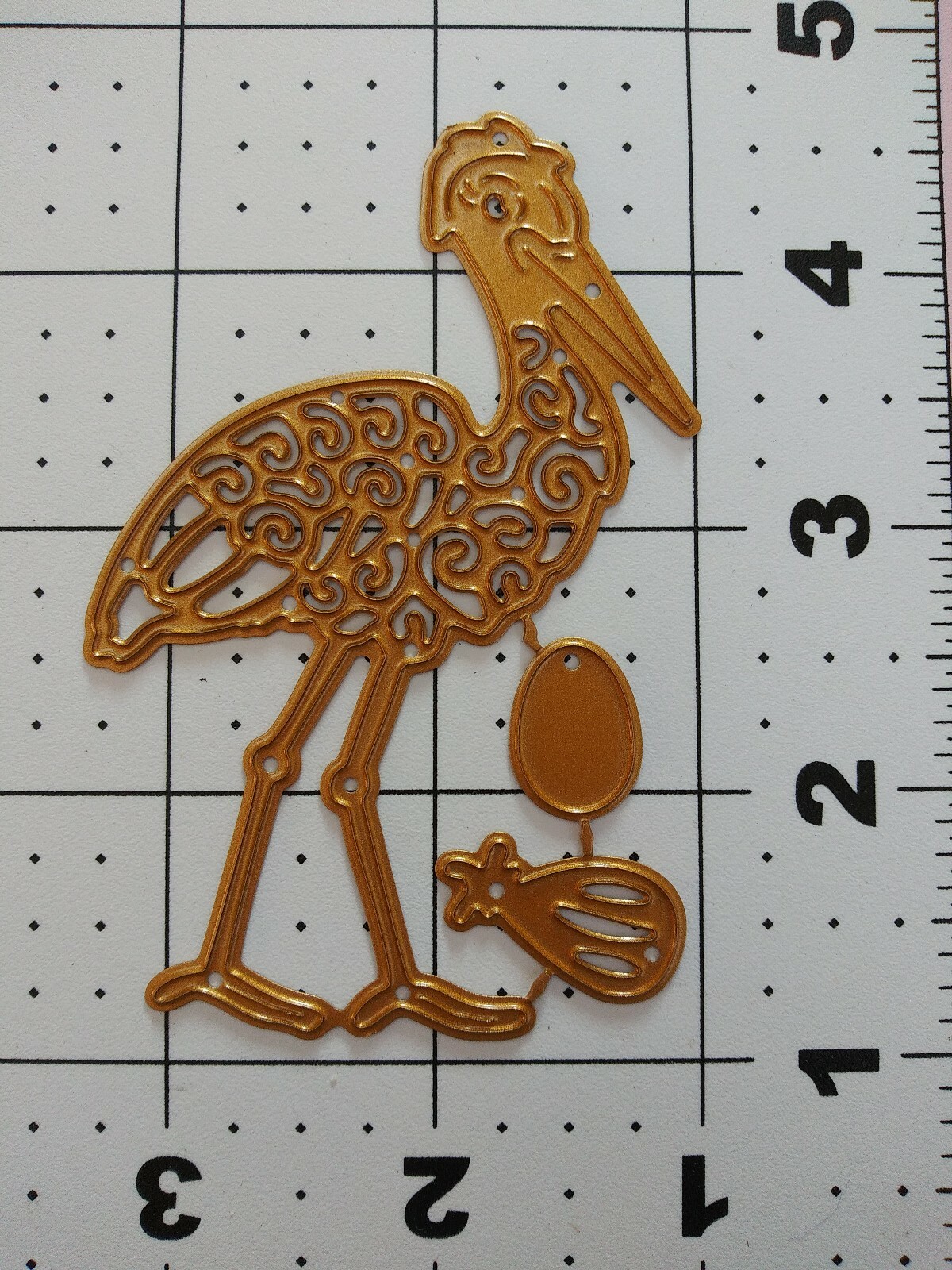 Universal Thin Metal Die Cut Tool Baby Stork bundle shower Pickles egg bird watc