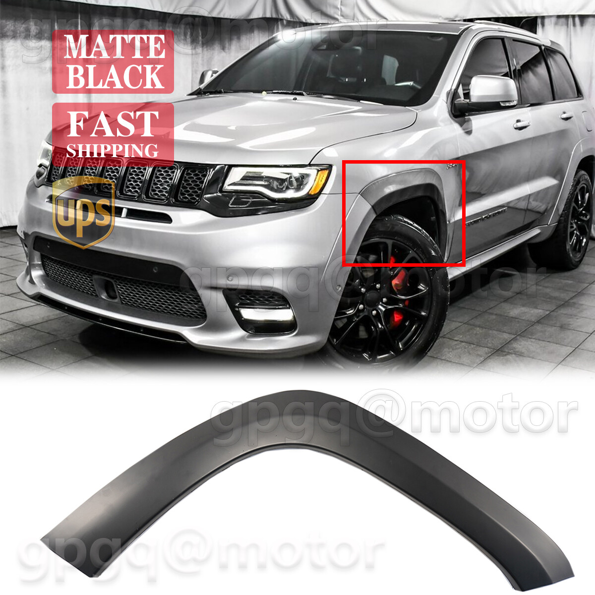 For Jeep Grand Cherokee 2012-2021 SRT/SRT8 Front Left LH Fender Flare 5QJ83TZZAE