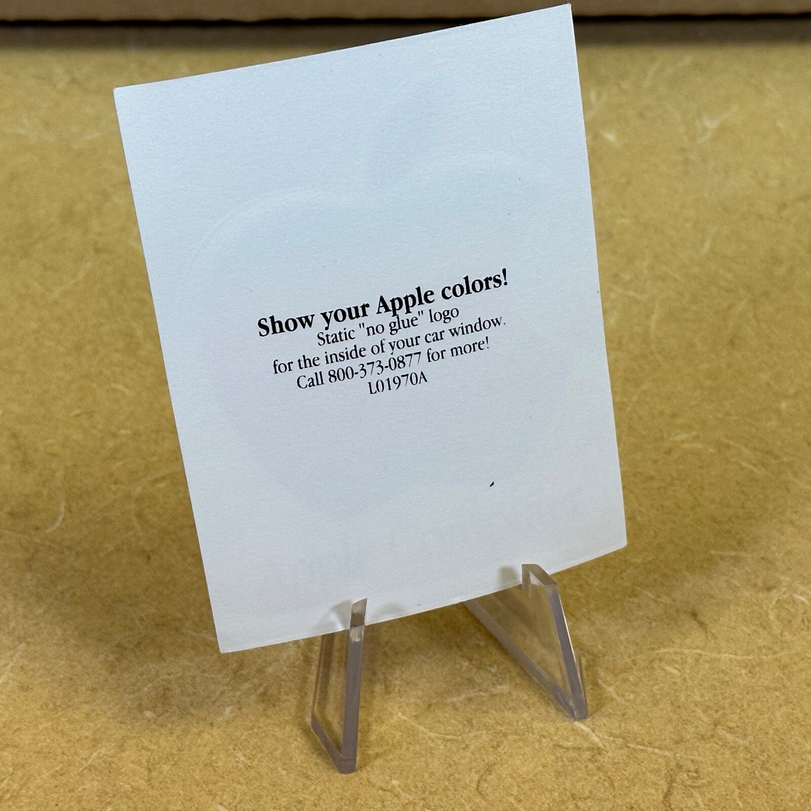 DECAL __ APPLE Computer STICKER __ Authentic Original from the 80-ies Rare