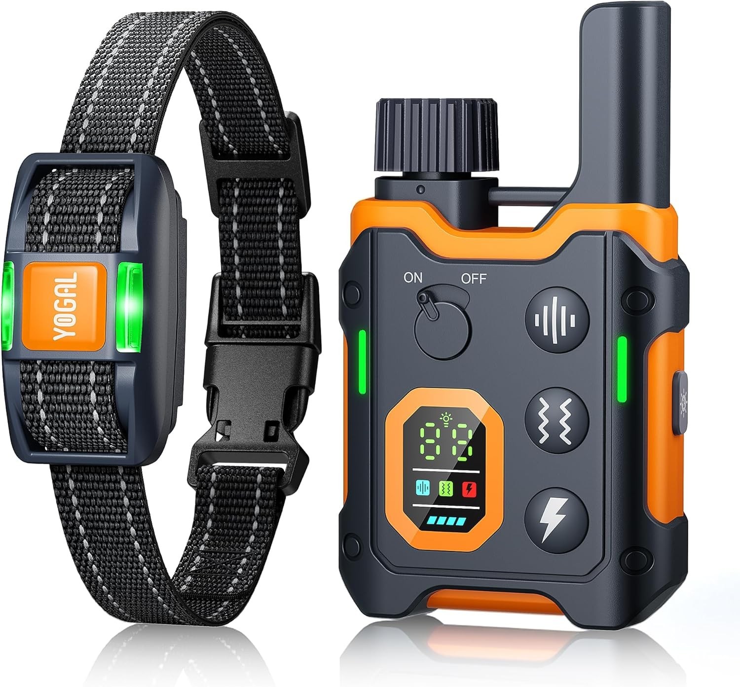 Electronic Dog Shock Collar for Large, Medium, Small Dogs - Adjustable & Durable