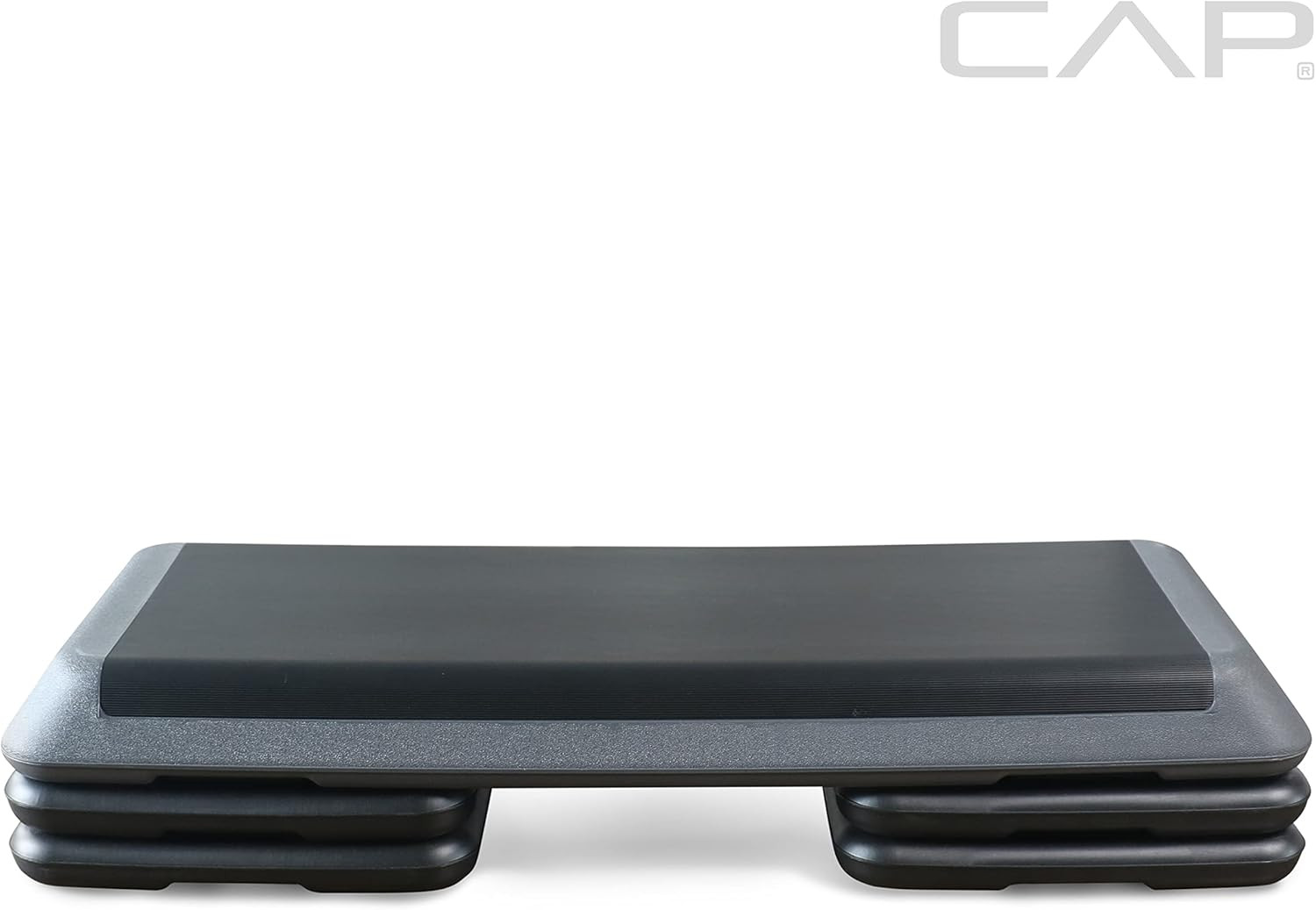 Adjustable Gray Aerobic Step Platform for Effective Home Workouts