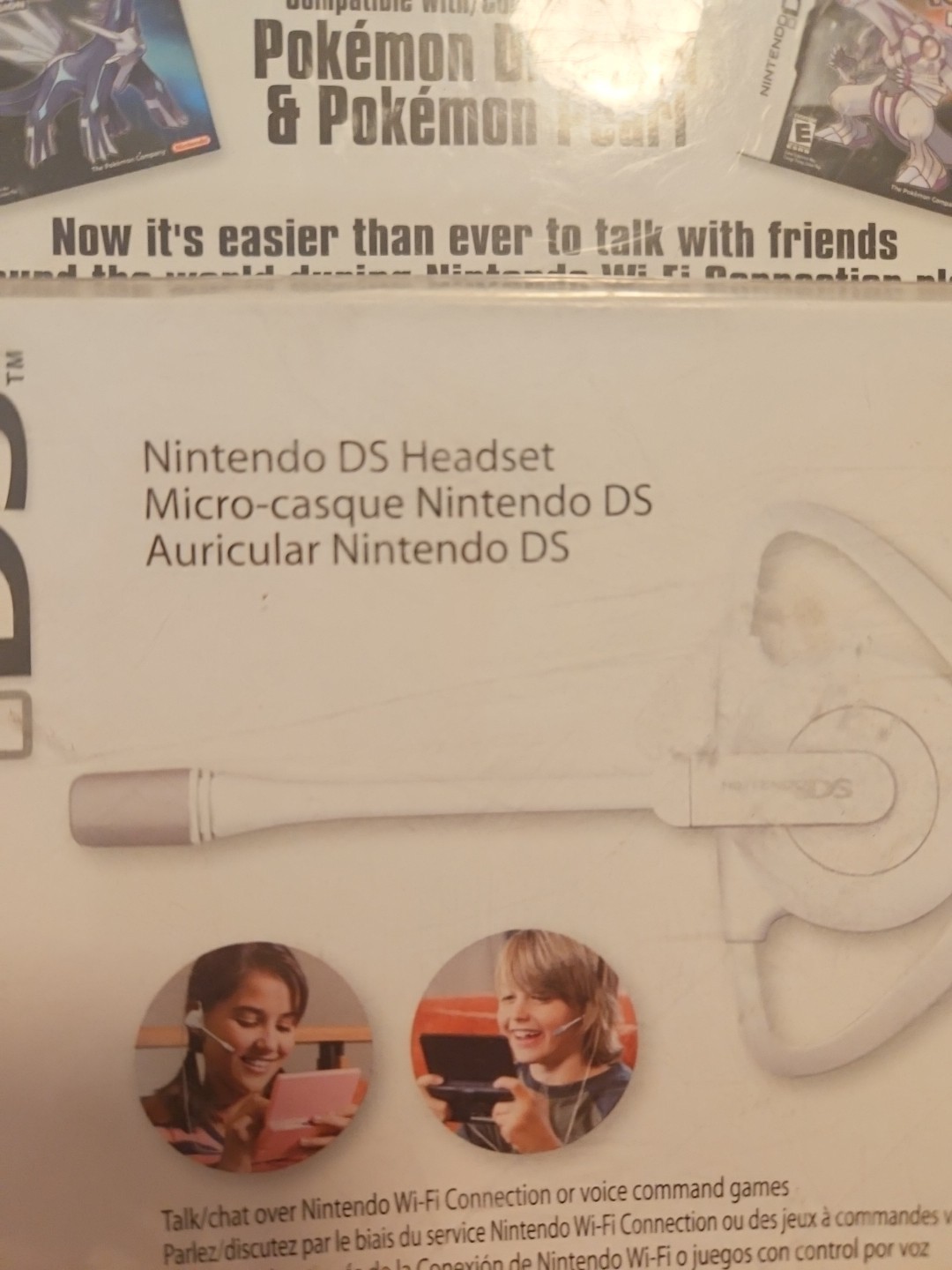 Nintendo DS Headset Microphone Hook On Ear Voice Command NEW IN BOX
