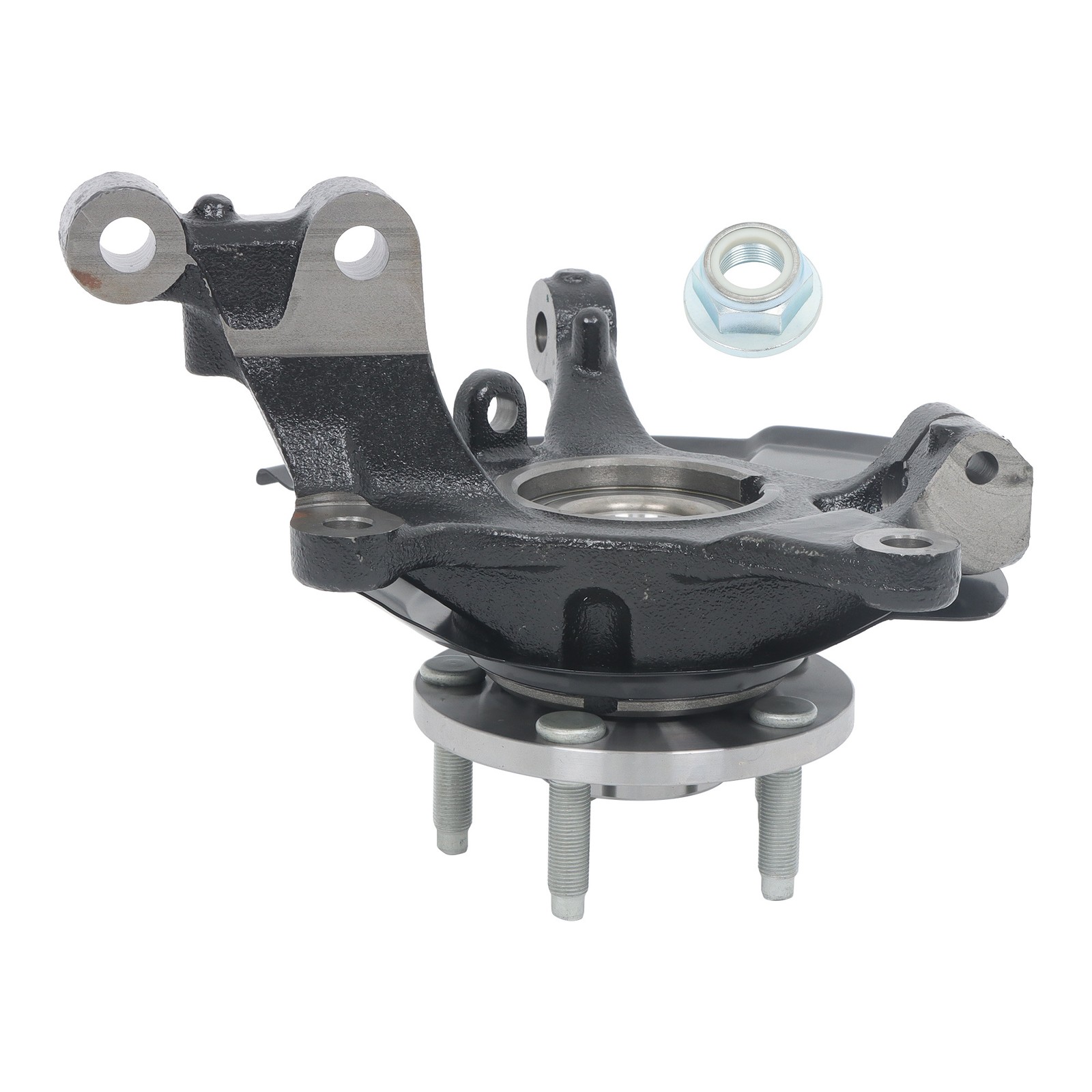 Labwork Front Right Steering Knuckle & Wheel Hub Bearing for 2011-14 Ford Edge