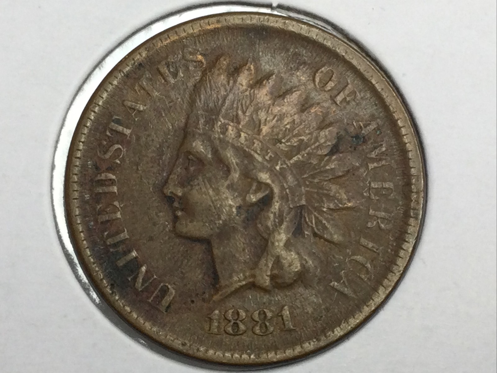 1880 & 1881 Indian Cent in very fine pair