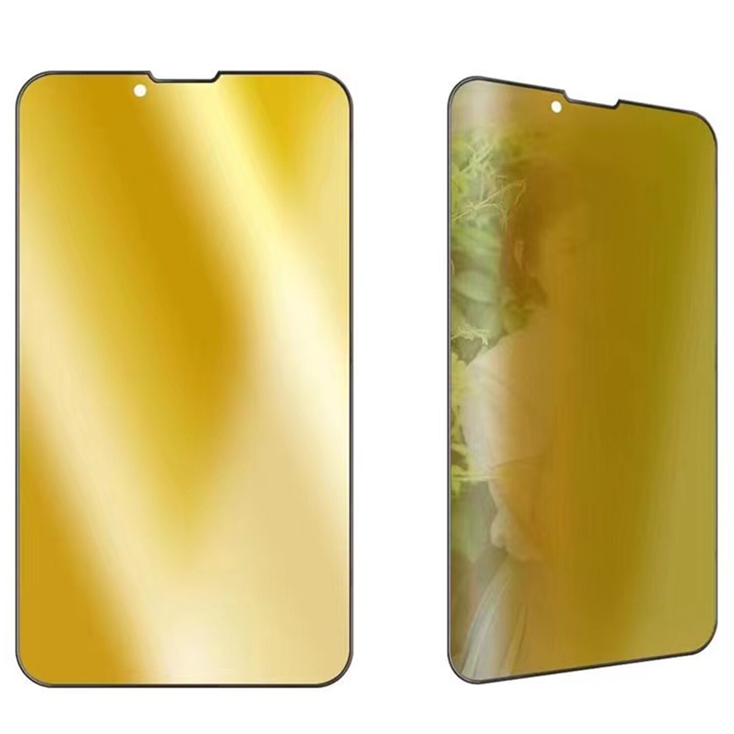 Mirror Privacy Tempered Glass Anti-Spy Screen Protector For iPhone 14 13 Pro Max