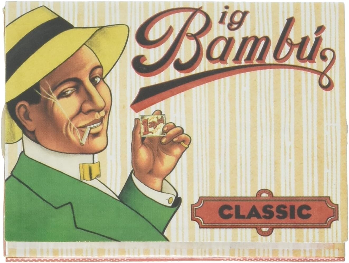 3 Packs Booklets of Big Bambu Cigarette Rolling Papers
