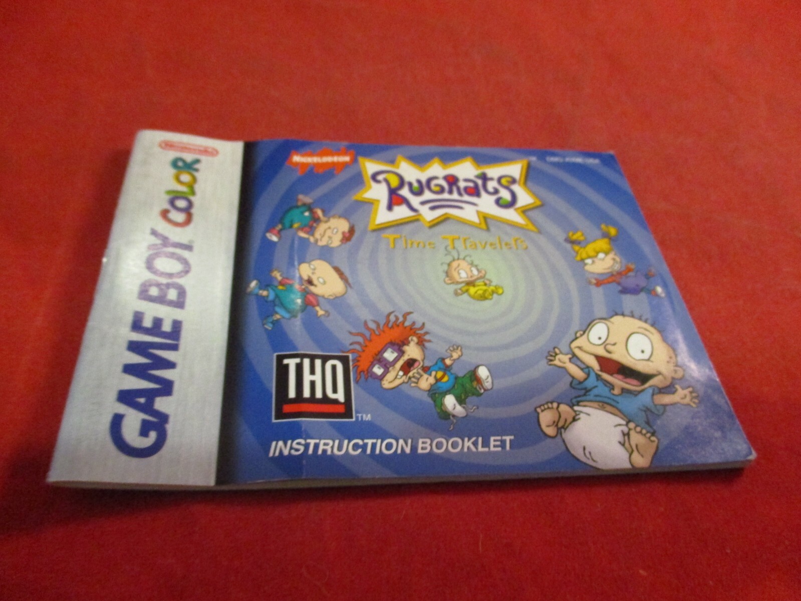 Rugrats Time Travelers Nintendo Gameboy Color Instruction Manual Booklet ONLY