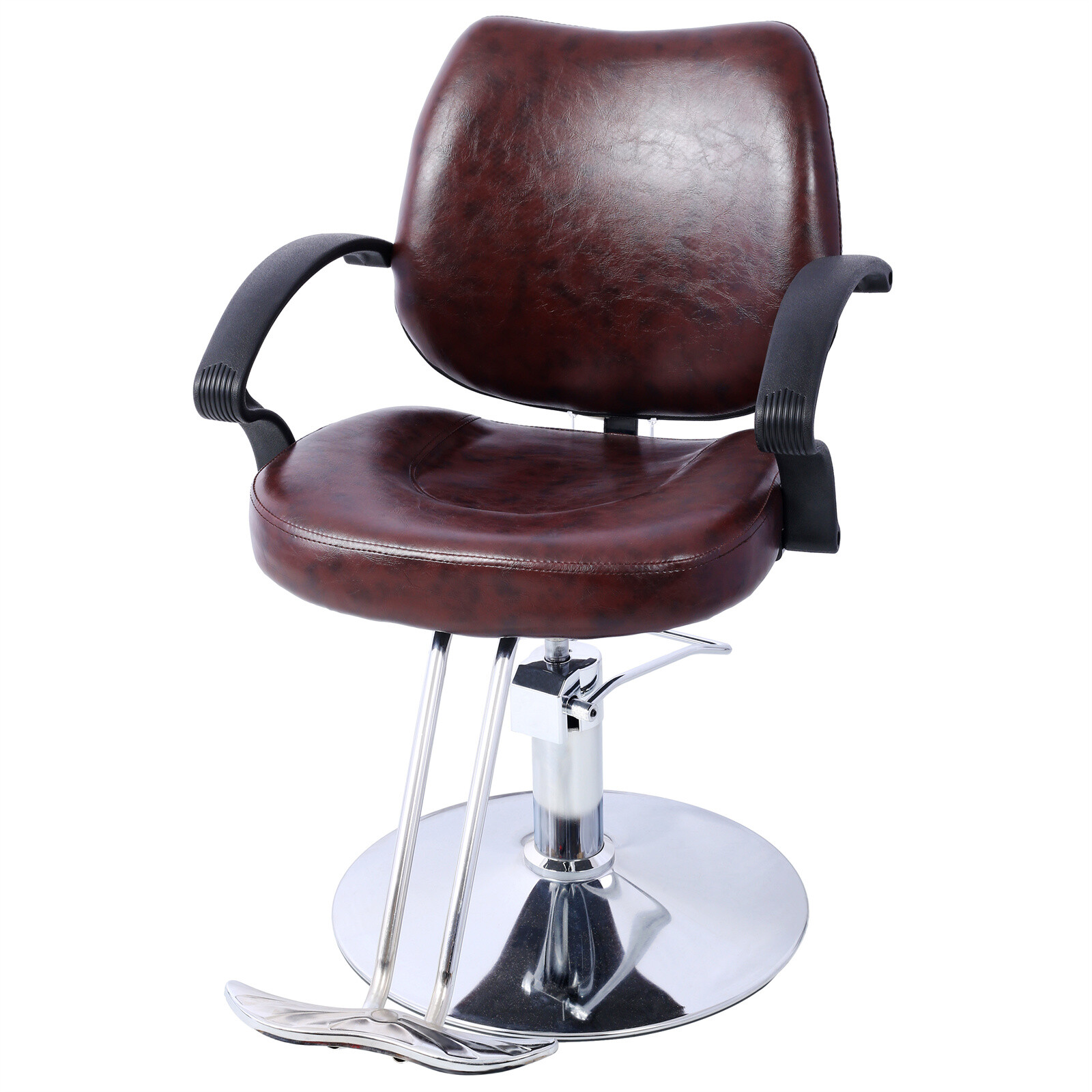 PU Hair Salon Chair Styling Hydraulic Profession Barber Chair with Barber Cape