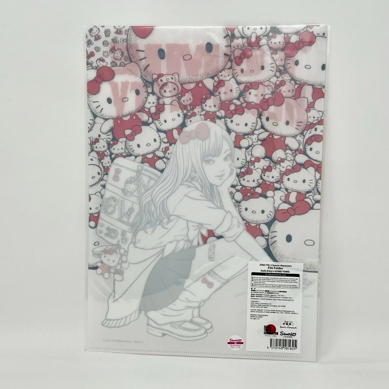 Junji Ito x Sanrio Hello Kitty Gal Tomie Clear File Folder limited