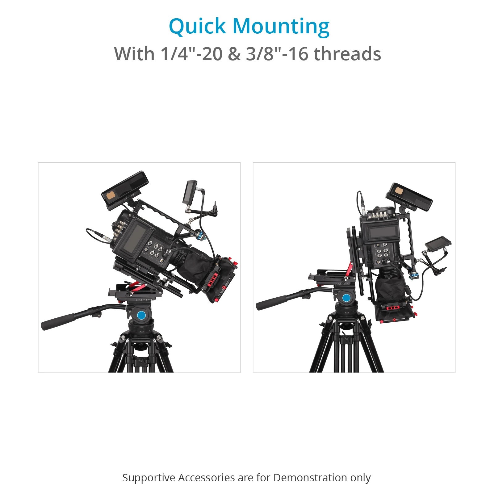 Proaim Big Multi-Angle Camera Levelling Wedge Plate. 0-90° Tilt Adjustments