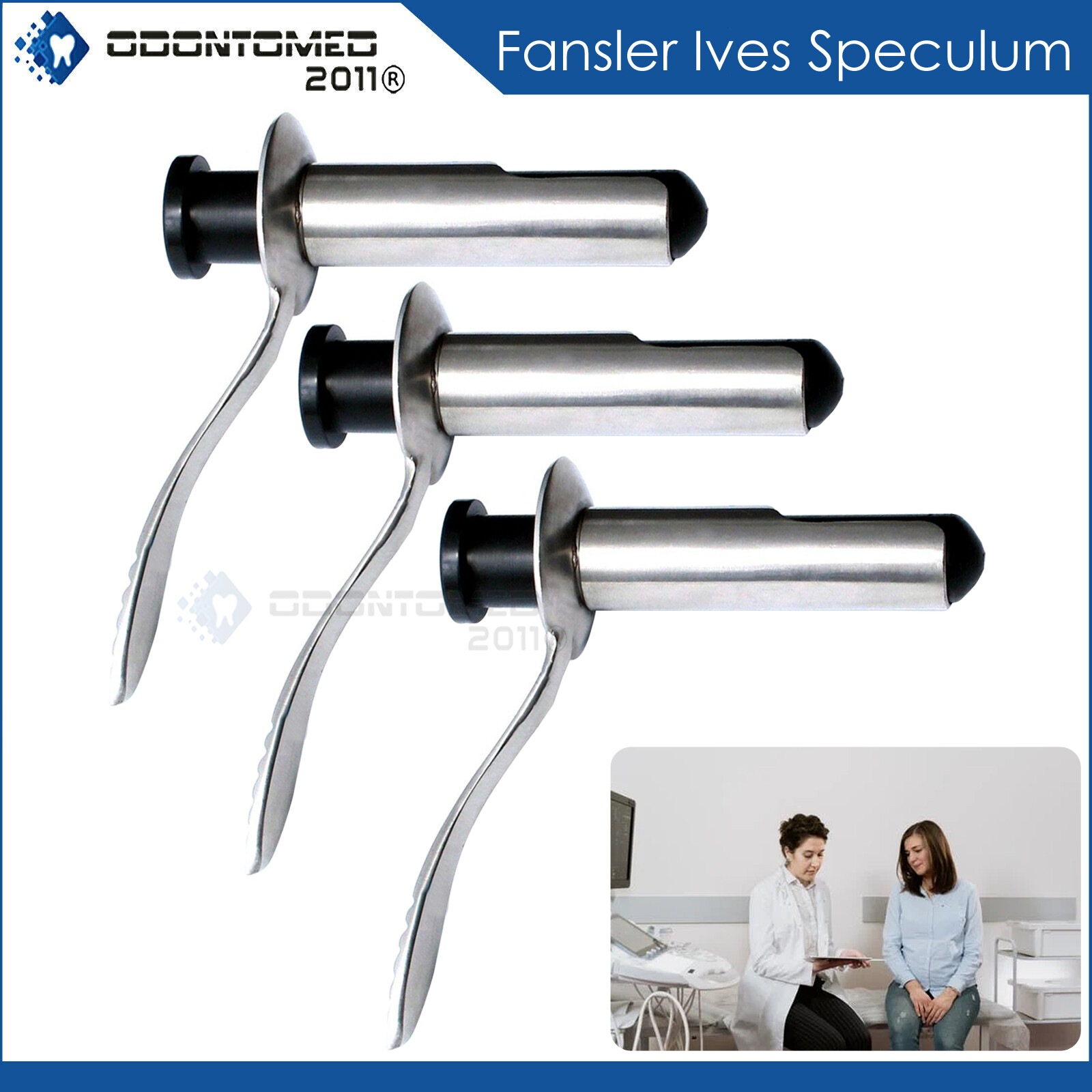 3 Fansler Ives Rectal Speculum  Ob/Gyneclogy Surgical