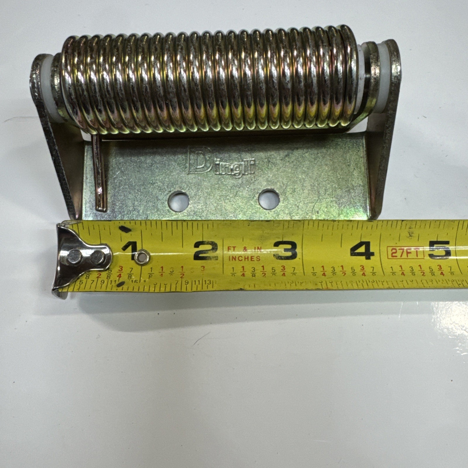 Spring Loaded Door Gate Hinge 4" Zinc Plated Steel