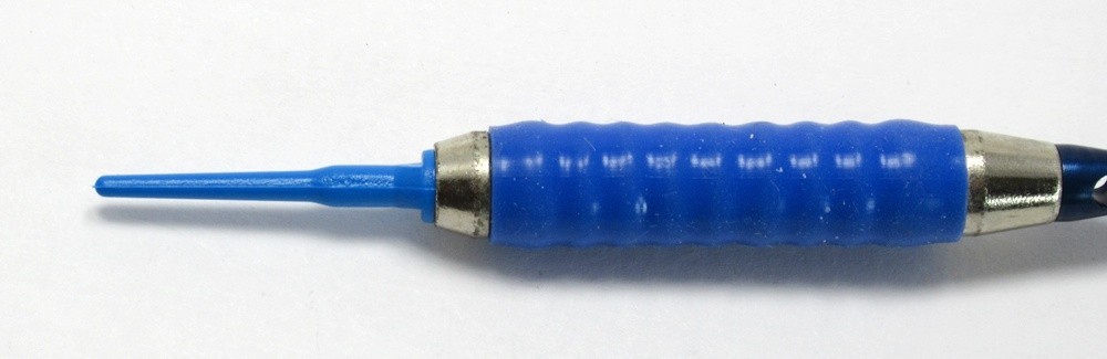 Posi-Grip Blue - 18g Soft Tip Darts - + Extra Set + Accessory Case - Tracked
