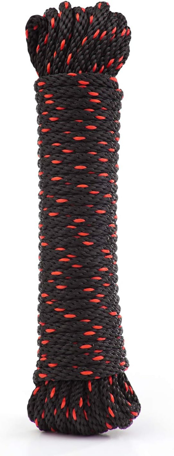 1/4" 50 Ft Braided Polypropylene Utility Cord, Weather Resistant Indoor Outdoor