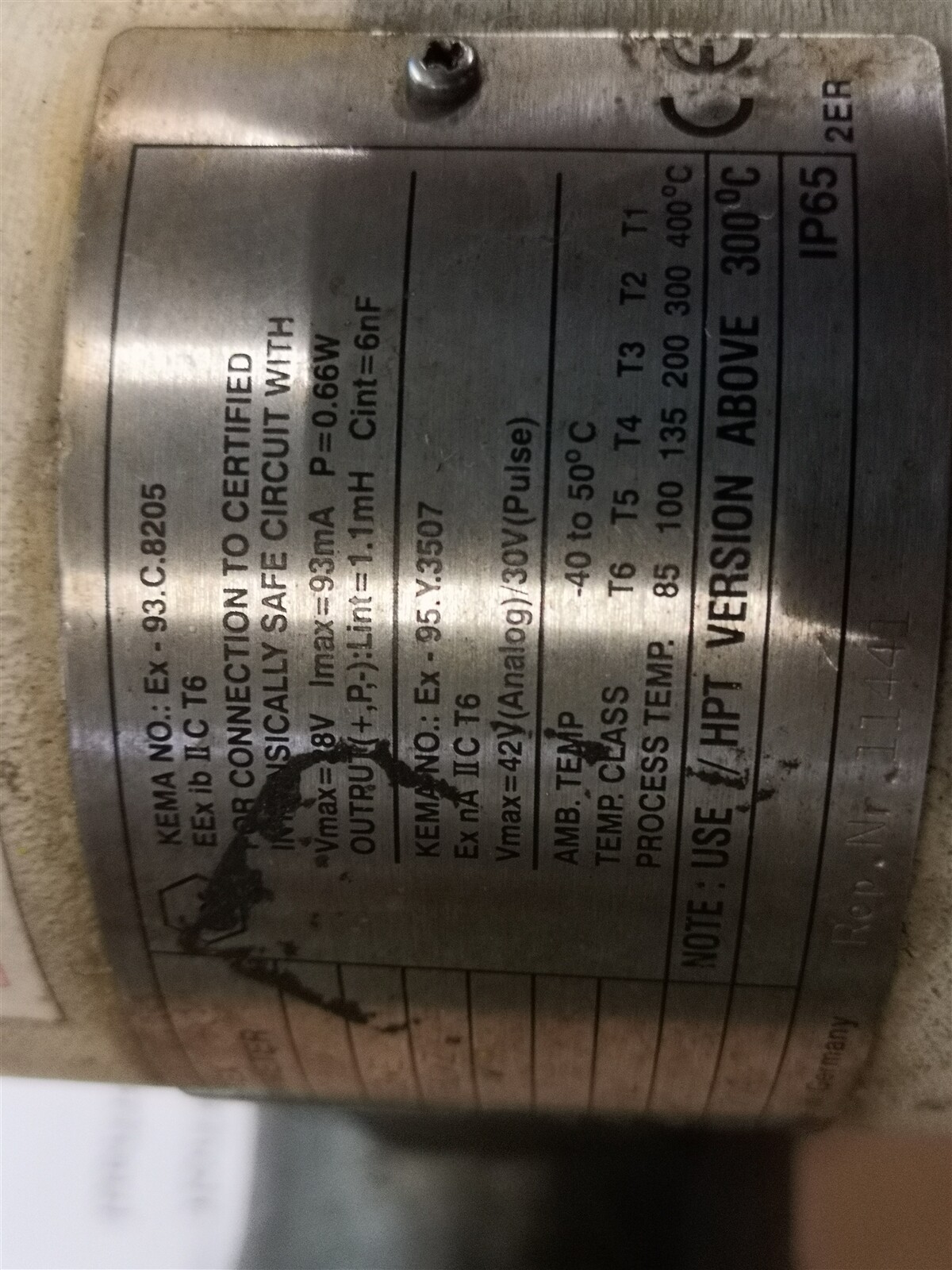 YEWFLO YF110 Flow Sensor Vortex Flowmeter