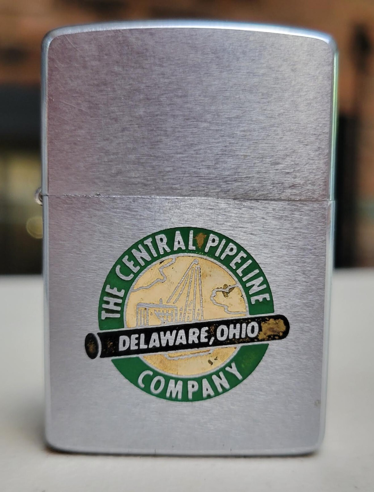 ZIPPO THE CENTRAL PIPELINE COMPANY 1963 LIGHTER