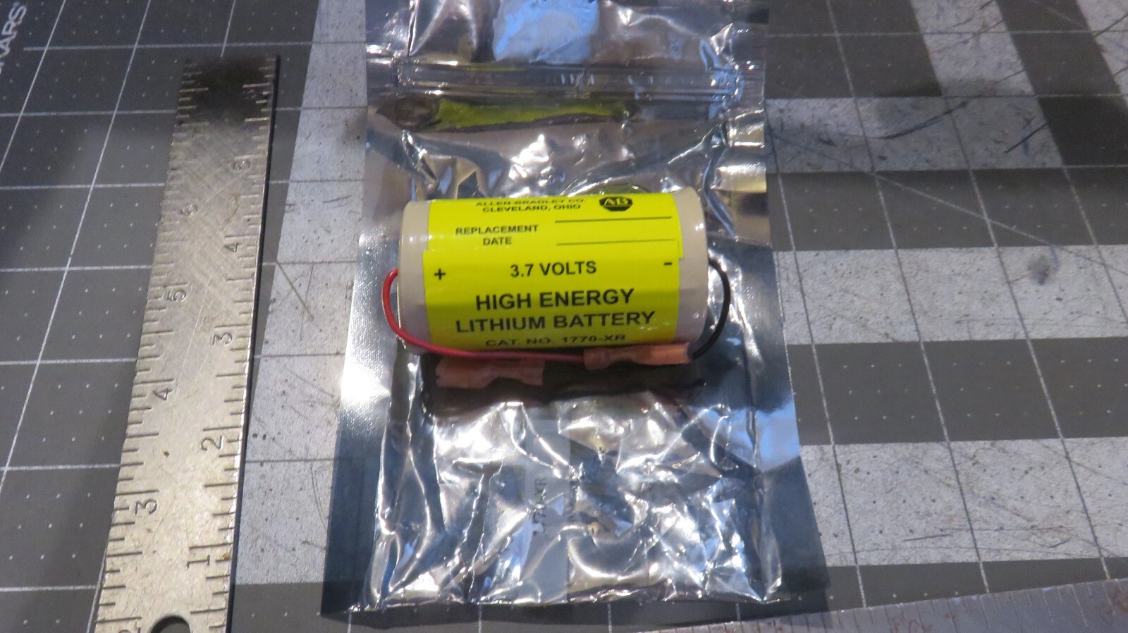 Allen Bradley 1770-XR High Energy Lithium Battery 3.7v