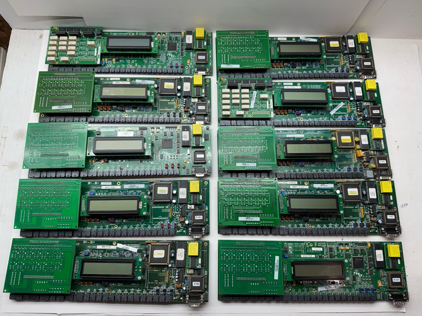 (10) LANCER FBD PCB 16-2000-0001A, 70-2000-0001A, 70-2202-0001 W Attached Boards