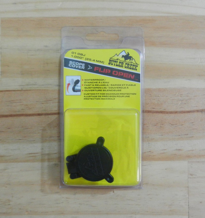 Butler Creek Flip-Open Scope Cover;  01 OBJ;  1.000"-25.4mm;  MO30010, 30010