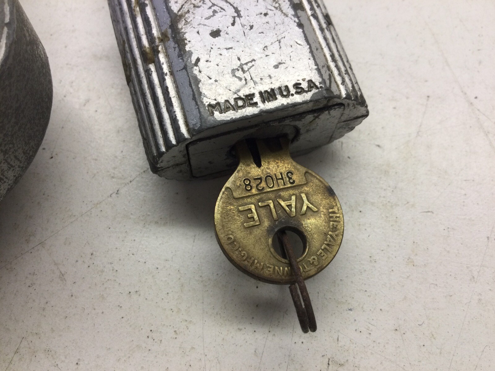 3 Vintage Padlocks Yale Corbin