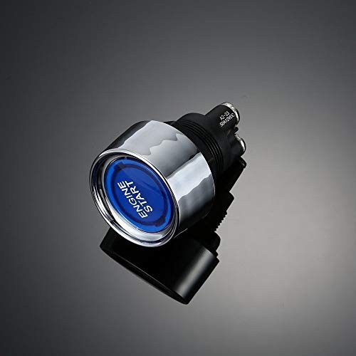 DC 12V 50A Auto Car Engine Start Button Switch | Push Start Ignition, Blue