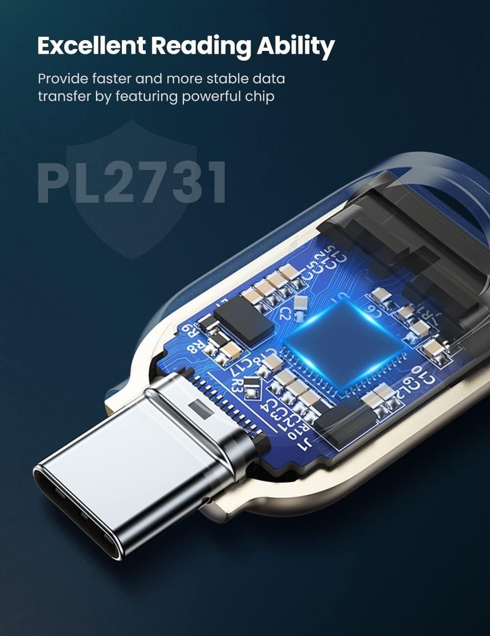 Mini USB C Micro SD Card Reader - Durable Zinc Alloy for On-the-Go Access