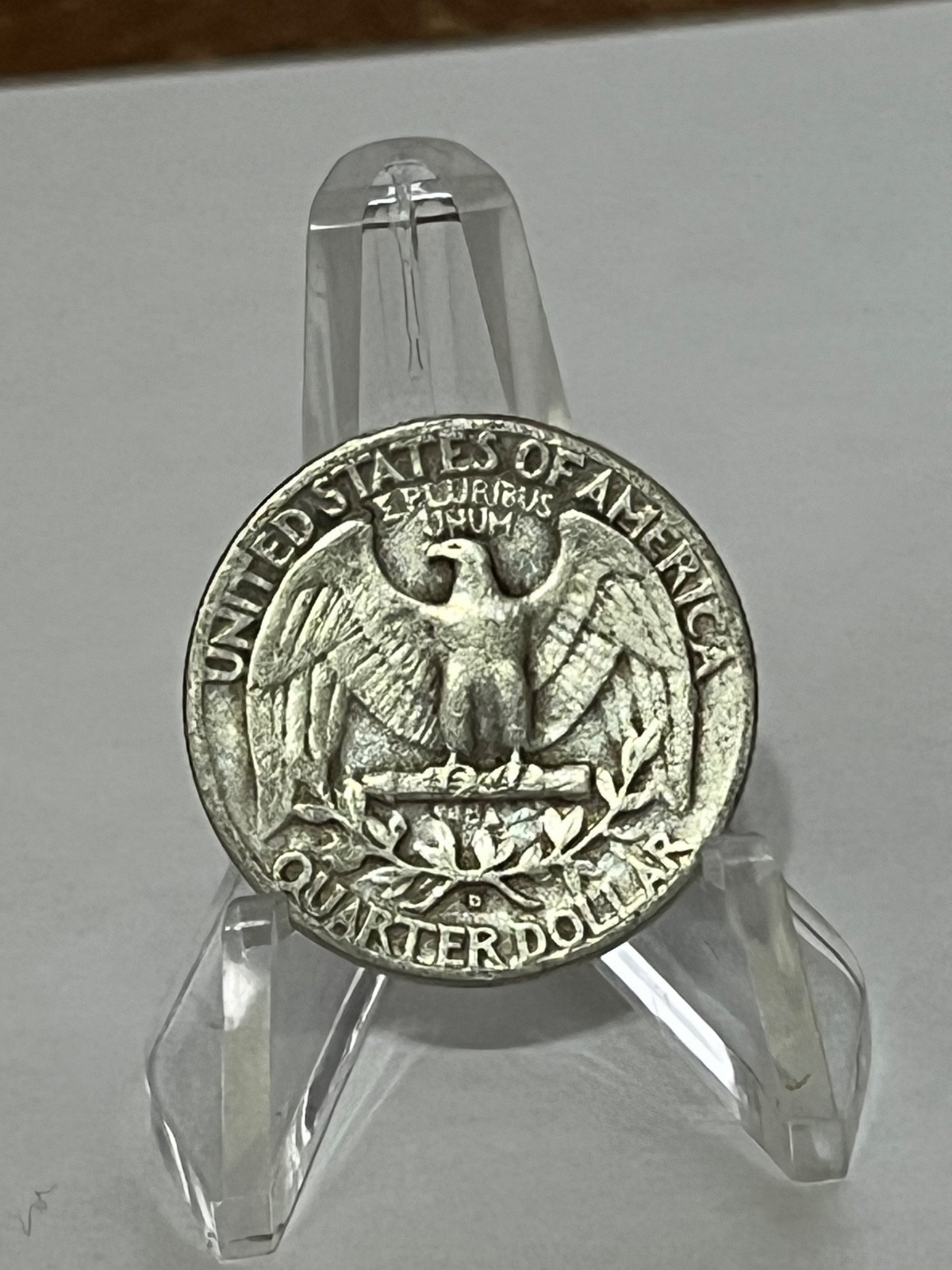 1952 D Washington Silver Quarter 25c Circulated # TA126