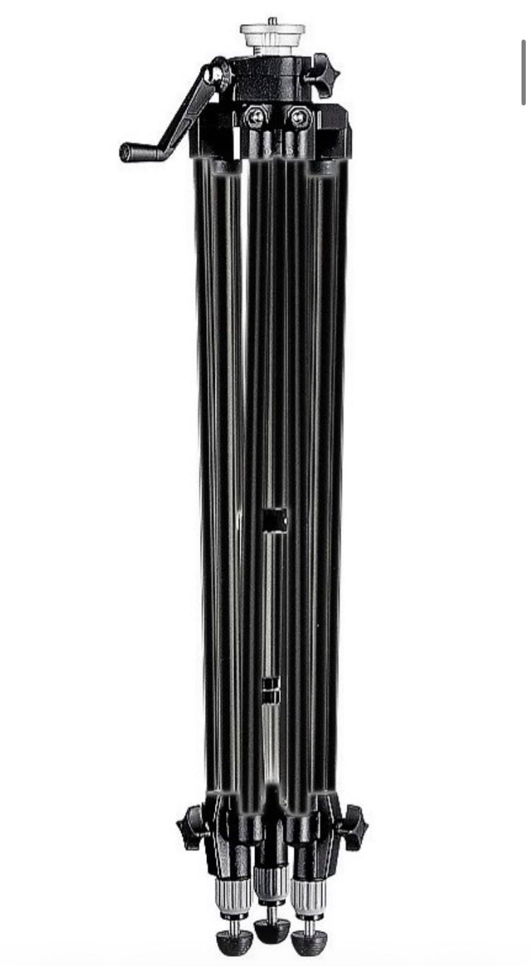 Manfrotto 028B Camera Tripod 3-Section TRIMAN CAMERA TRPD BLK W/O HD