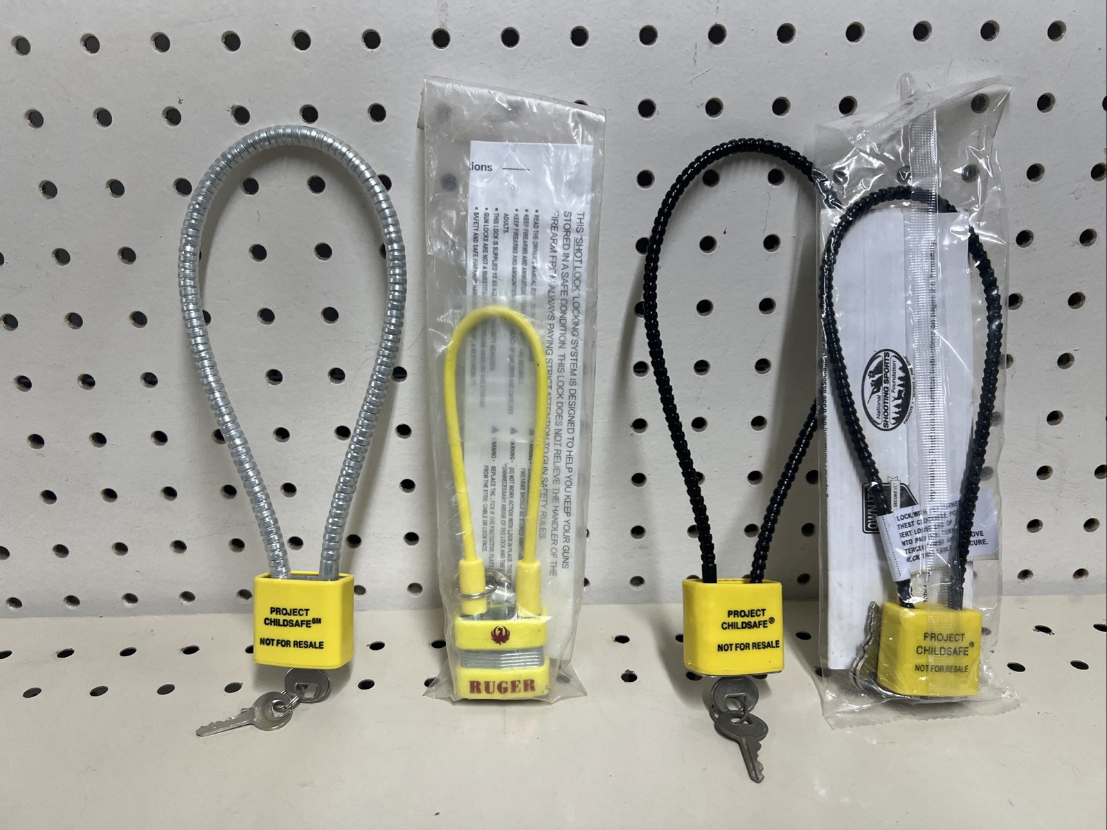 Gun Lock Ruger Firearm Gun Safety Cable Lock  New 4 Child safe