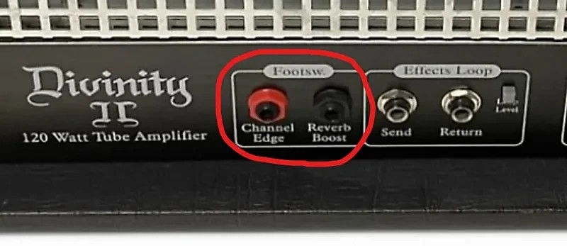 Custom 4-Button Footswitch for Madison Divinity with two 10-Foot TRS Cables