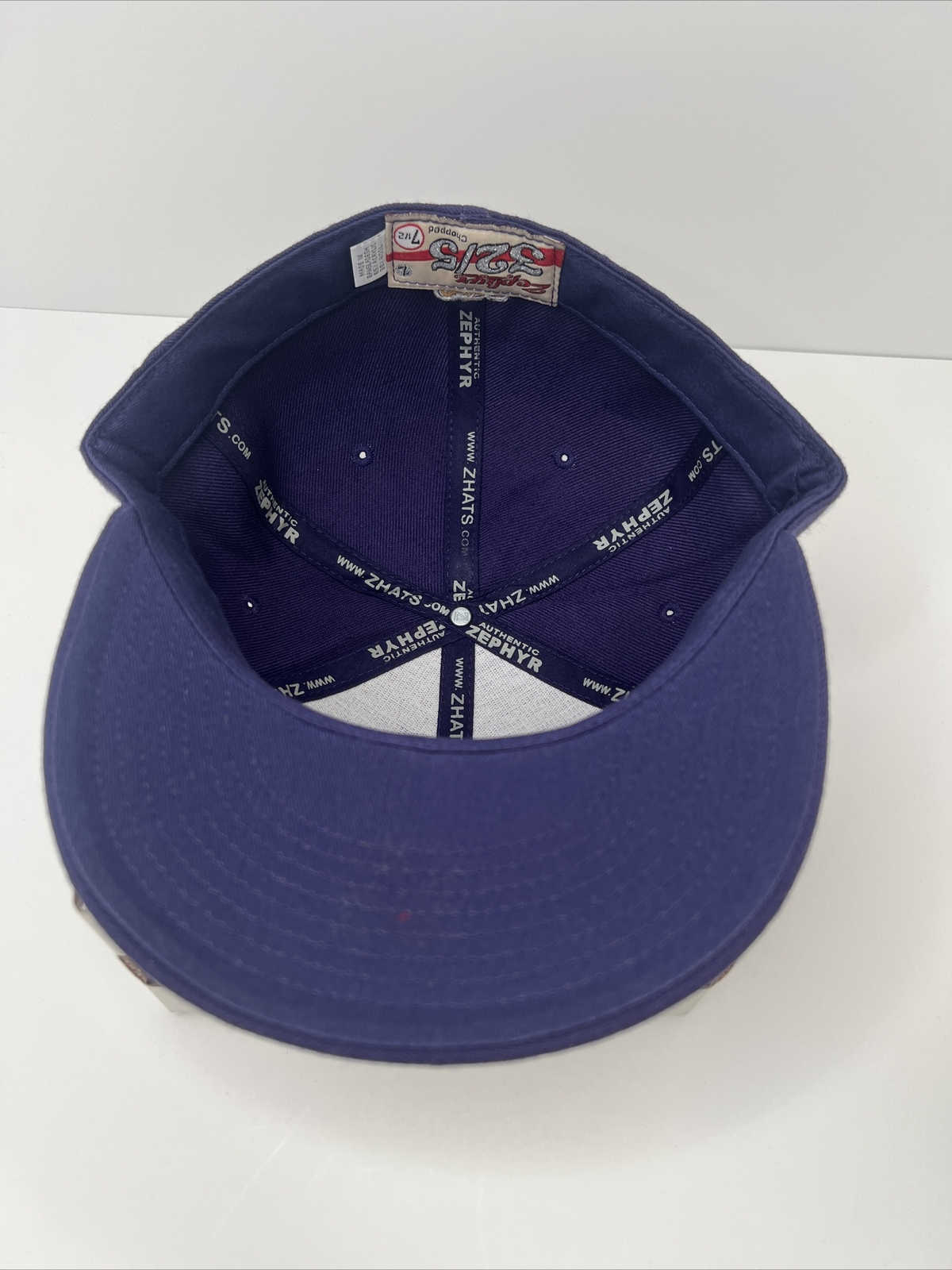 LSU Tigers Hat Zephyr Fitted Cap Purple Size 7 1/2