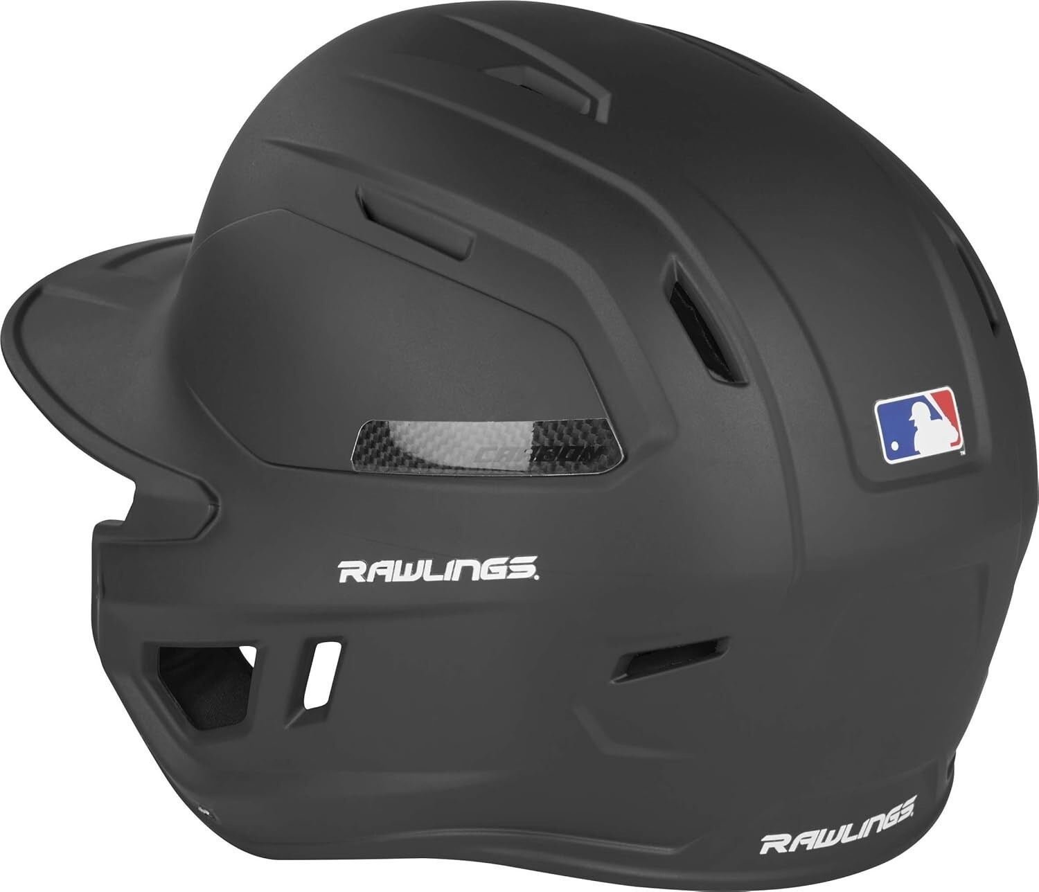 Rawlings | MACH Baseball Batting Helmet Matte Black  SMALL S (6 7/8 - 7) Hybrid