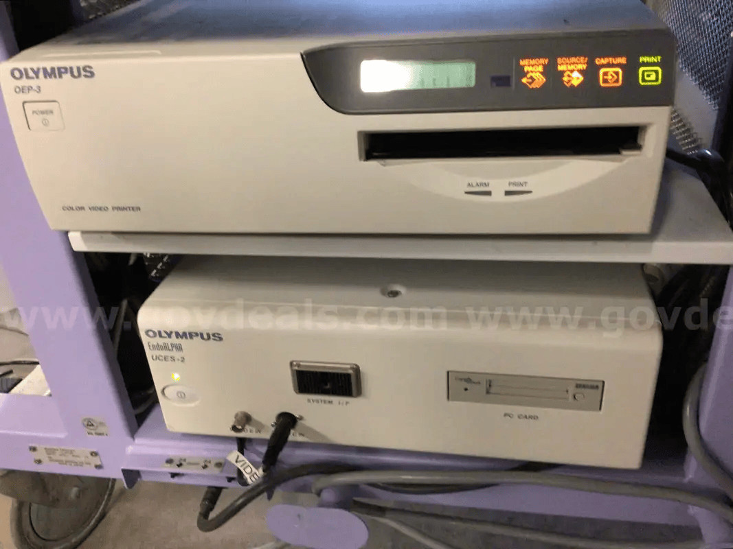 Olympus Endo Alpha Cart TI-A1 With Accessories