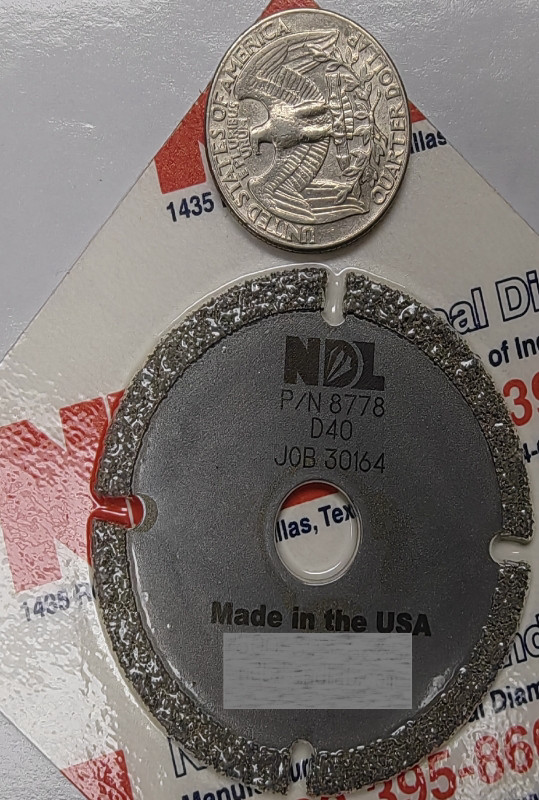 Saw Blades 2"x10mm Grit 40