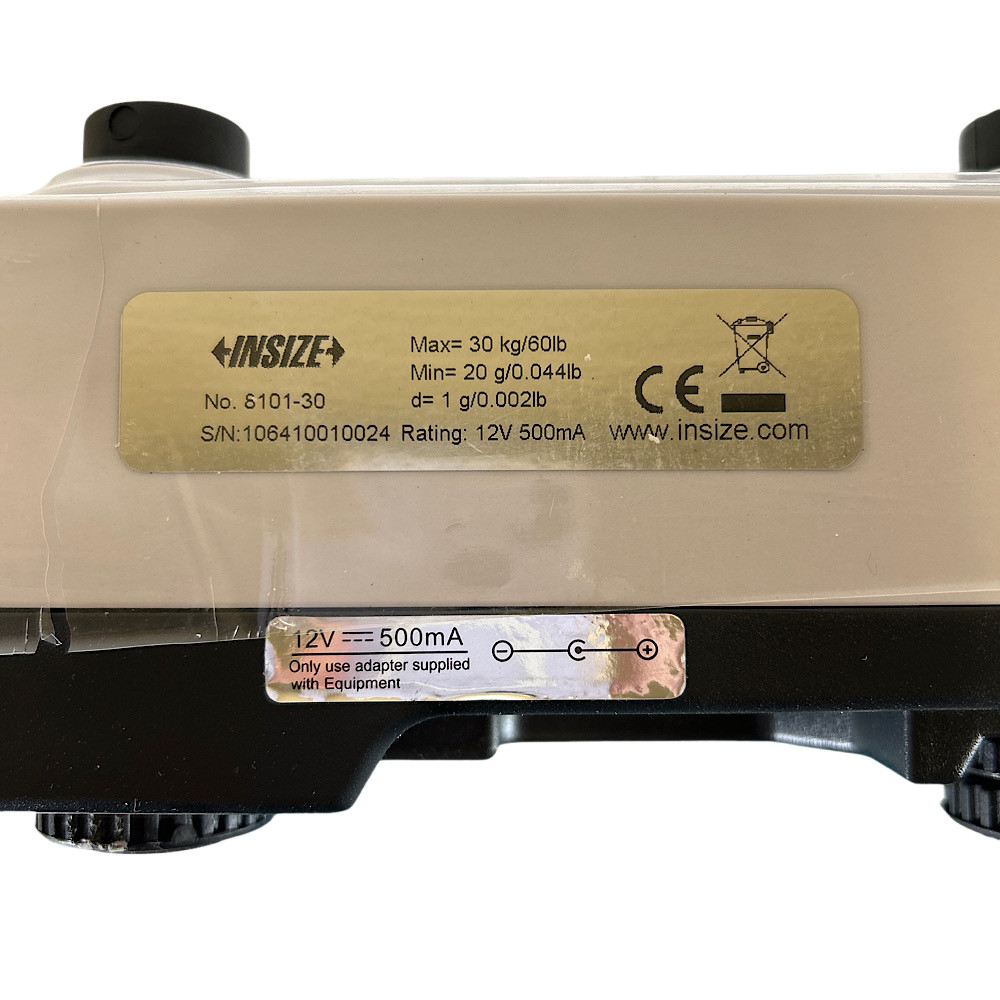 Insize 8101-30 66 Lb Capacity LCD Portion Control & Counting Bench Scales -