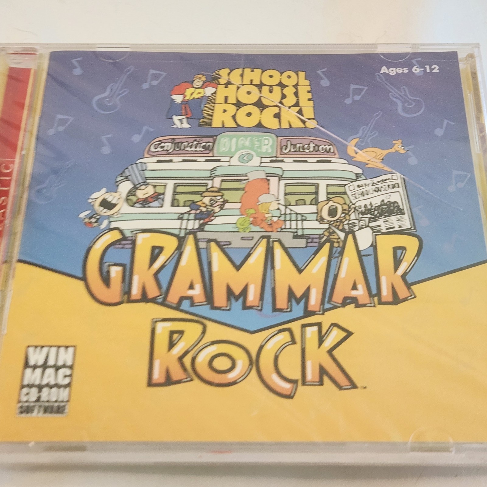 New Sealed School House Rock Grammar Rock CD-ROM Windows Macintosh