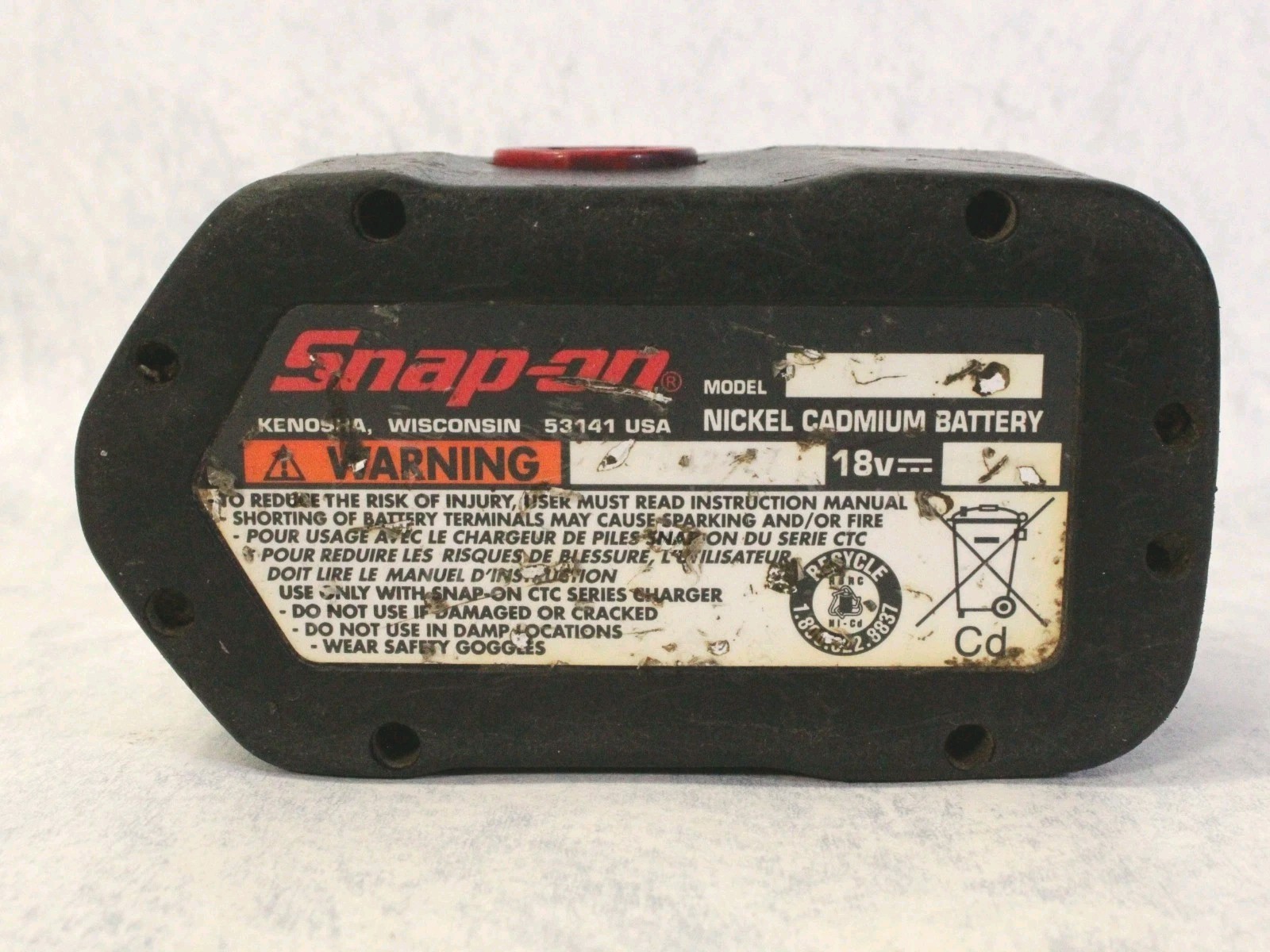 Snap-On 18V 2.5Ah High Output CTB4187A Replacement Battery