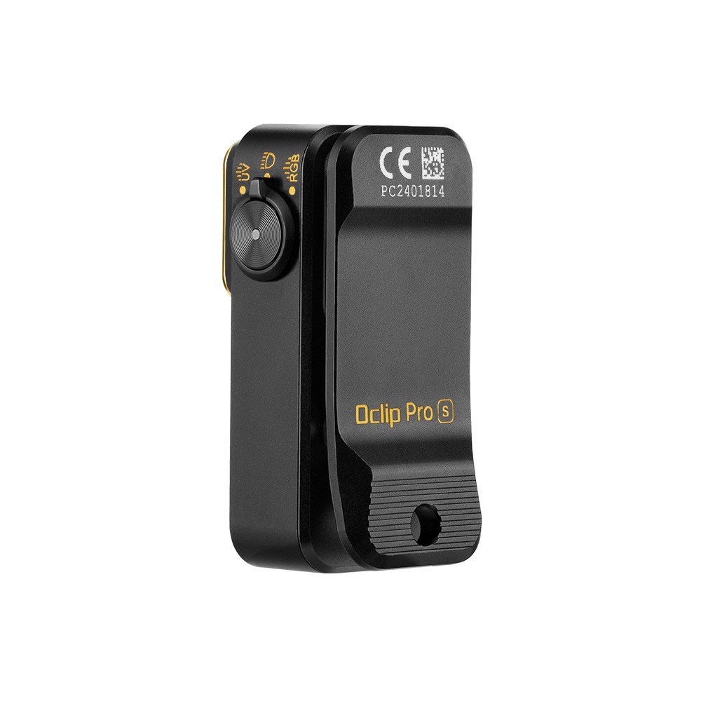 Olight Oclip Pro S Black Multifunctional Clip Flashlight & Oclip Headlamp Strap