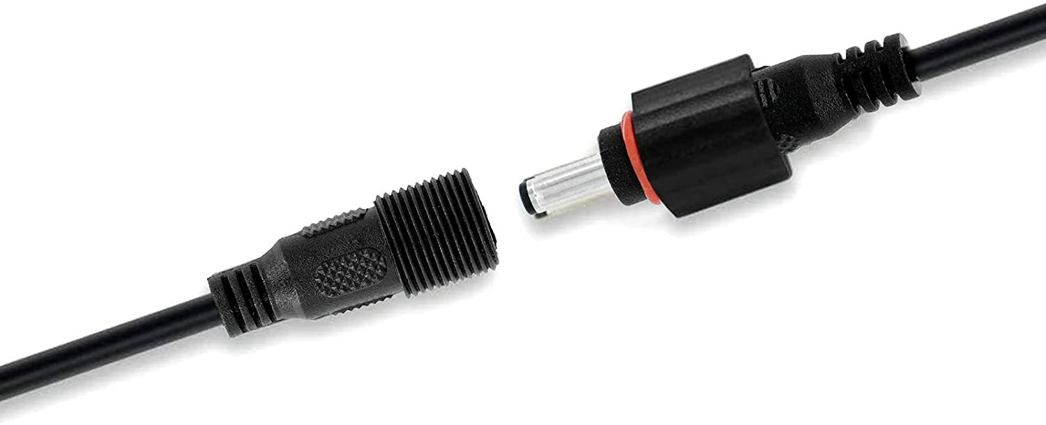 16.4 ft Extension Cable 1 Pack DC Extension Wire Extension Cord Waterproof IP65