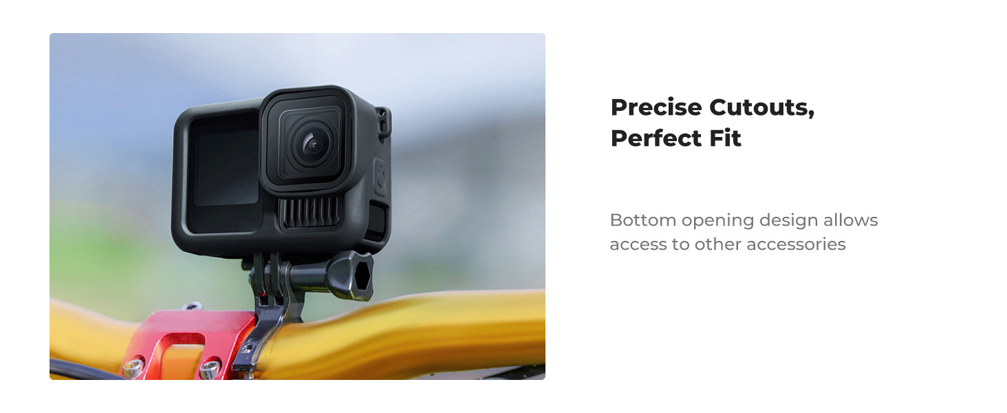 K&F Concept Silicone Protective Case Set Screen Protector for GOPRO Hero 13