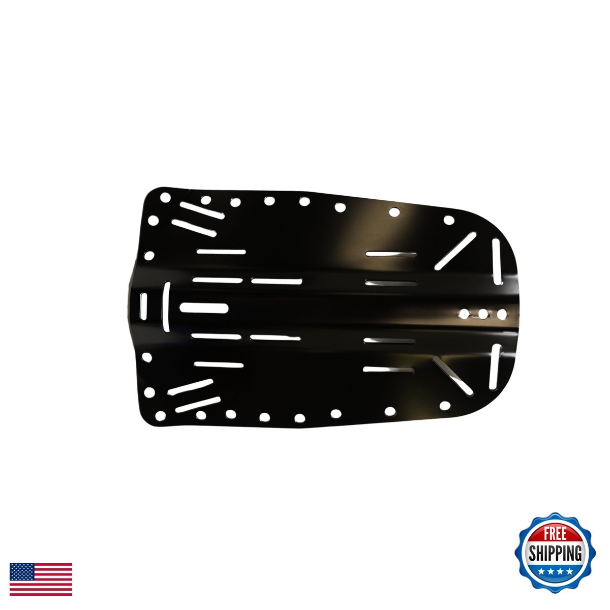 Scuba Choice Scuba Tech Black Aluminum Diving Backplate